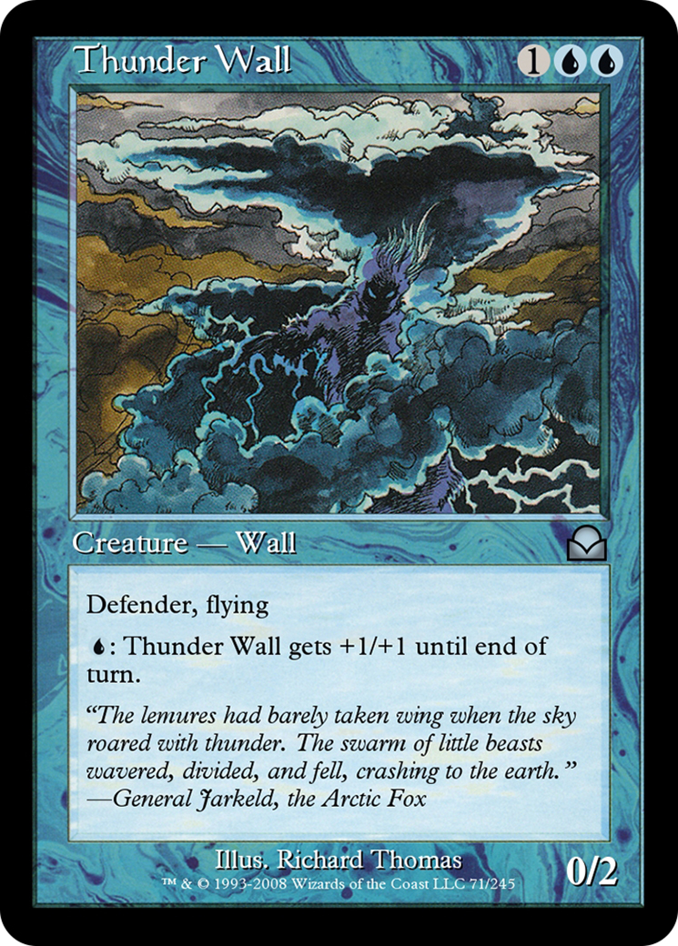 Thunder Wall (ME2-071) - Masters Edition II Foil-1
