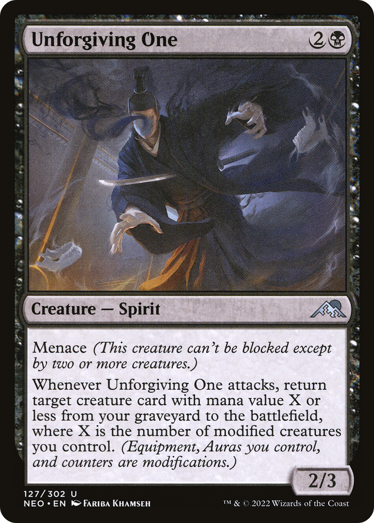 Unforgiving One (NEO-127) - Kamigawa: Neon Dynasty-1