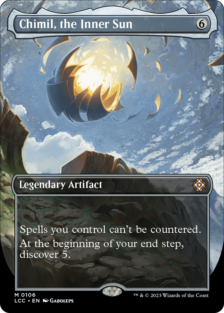 Chimil, the Inner Sun (Borderless) [The Lost Caverns of Ixalan Commander]-1