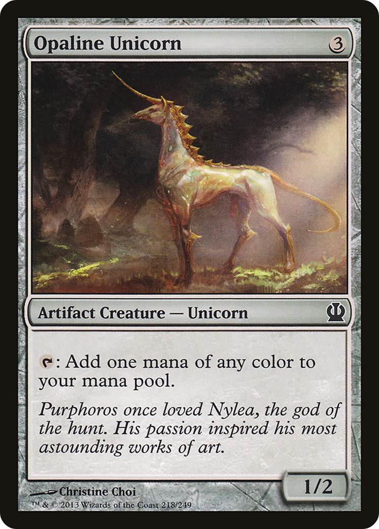 Opaline Unicorn [Theros]-1