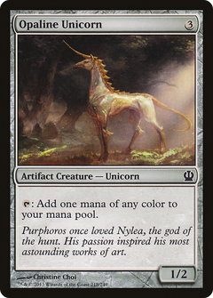 Opaline Unicorn [Theros]-1