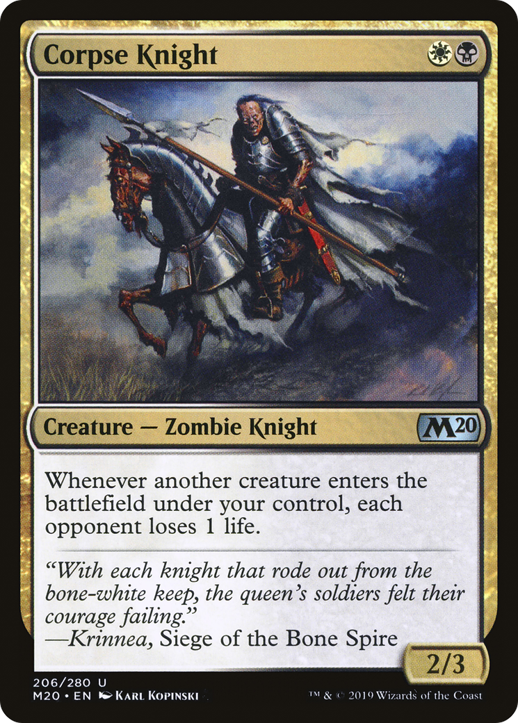 Corpse Knight (2/3) [Core Set 2020]-1