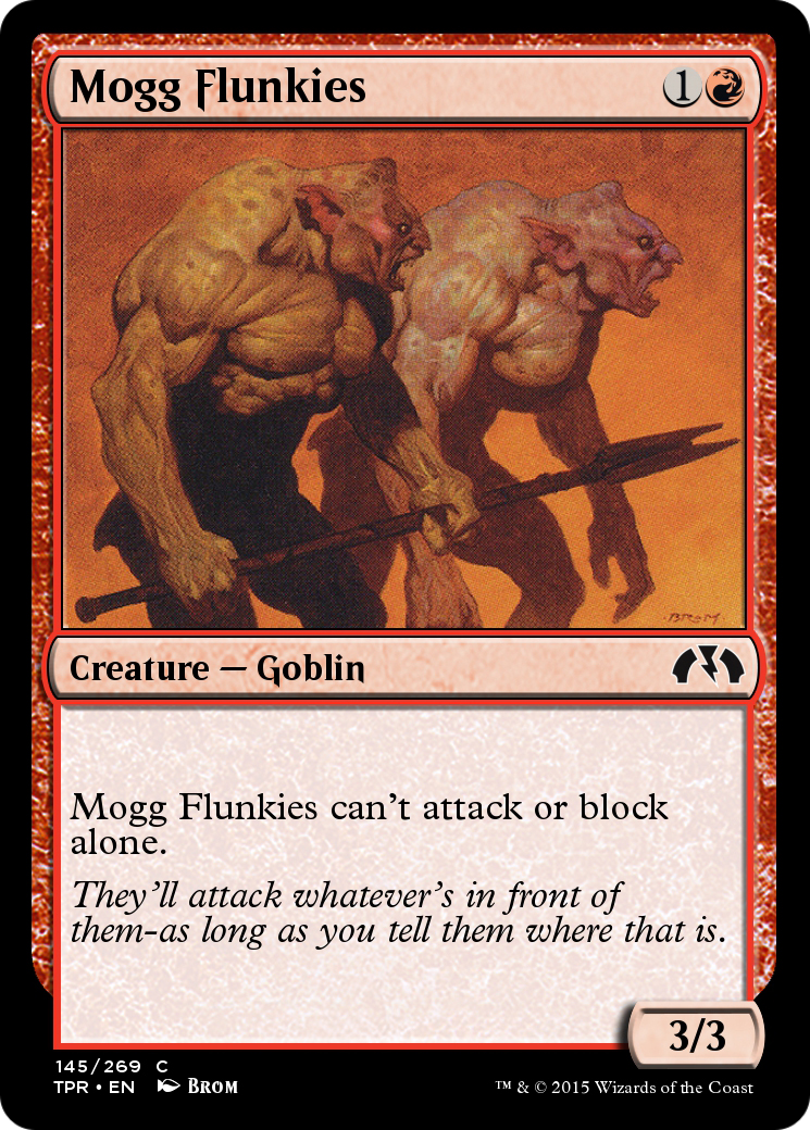 Mogg Flunkies (TPR-145) - Tempest Remastered Foil-1