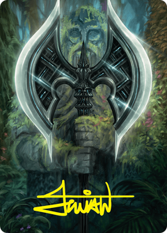 Leyline Axe // Leyline Axe (AFDN-049) - Foundations Art Series (Borderless) Foil-1