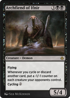 Archfiend of Ifnir (AKR-091) - Amonkhet Remastered-1