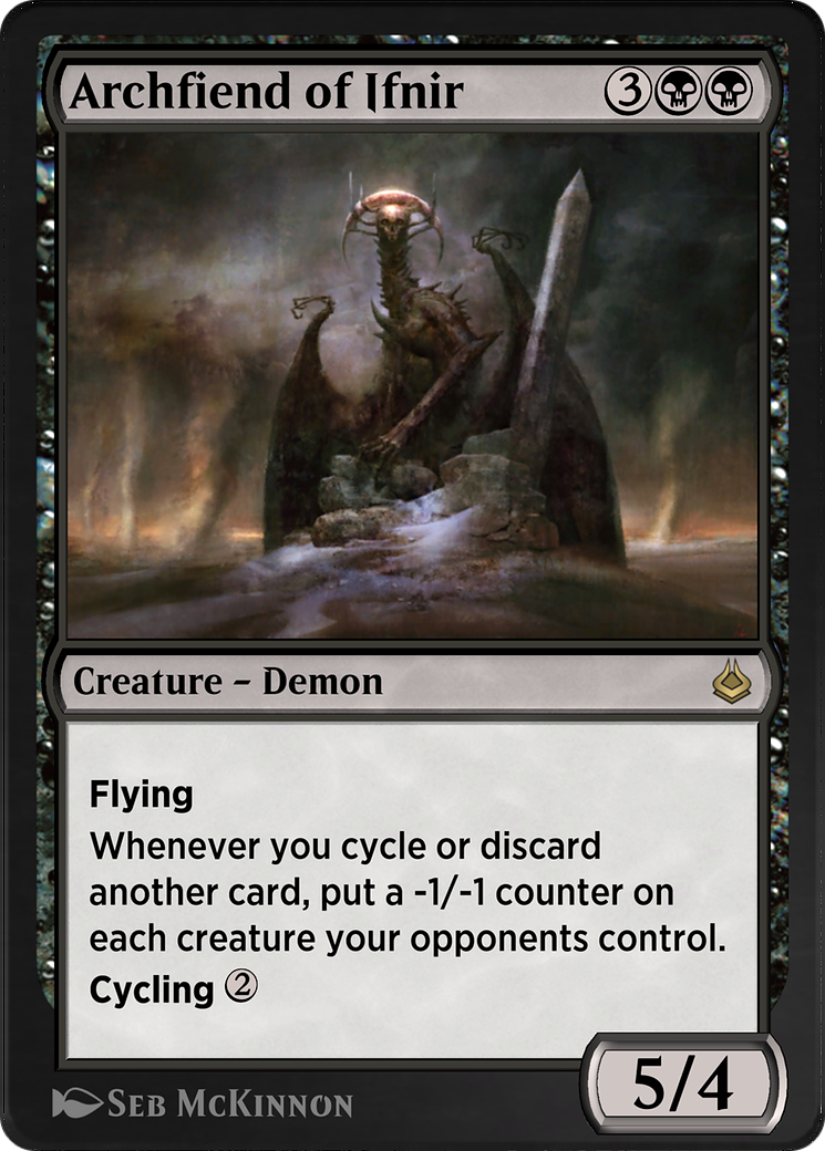 Archfiend of Ifnir (AKR-091) - Amonkhet Remastered-1