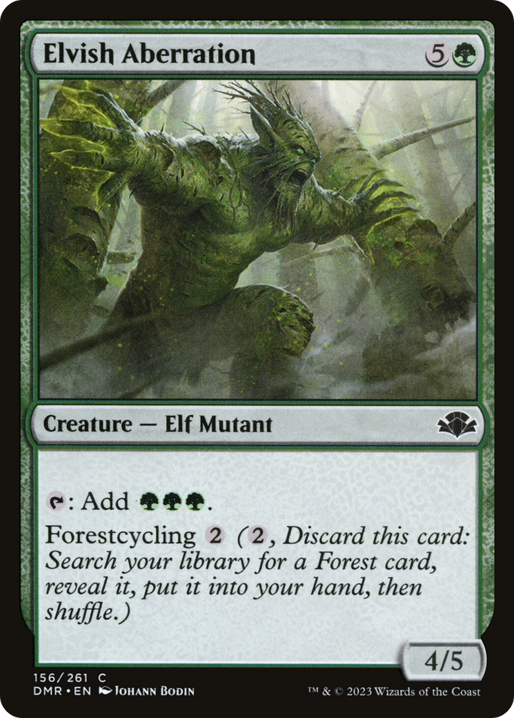 Elvish Aberration [Dominaria Remastered]-1