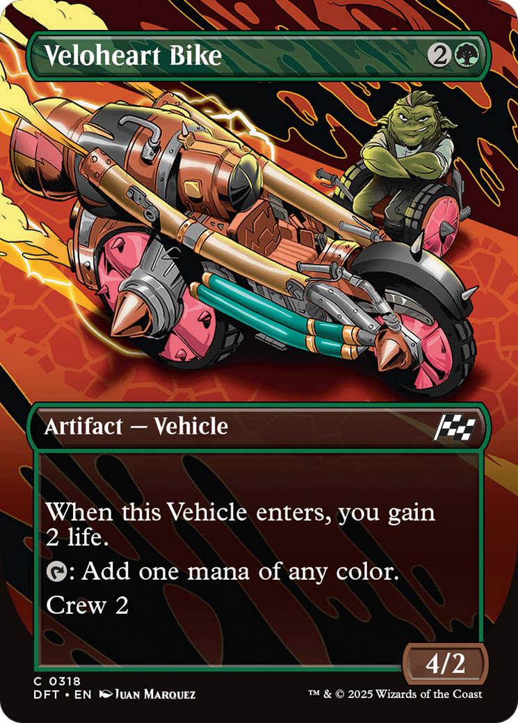 Veloheart Bike (Borderless) (DFT-318) - Aetherdrift (Borderless) Foil-1