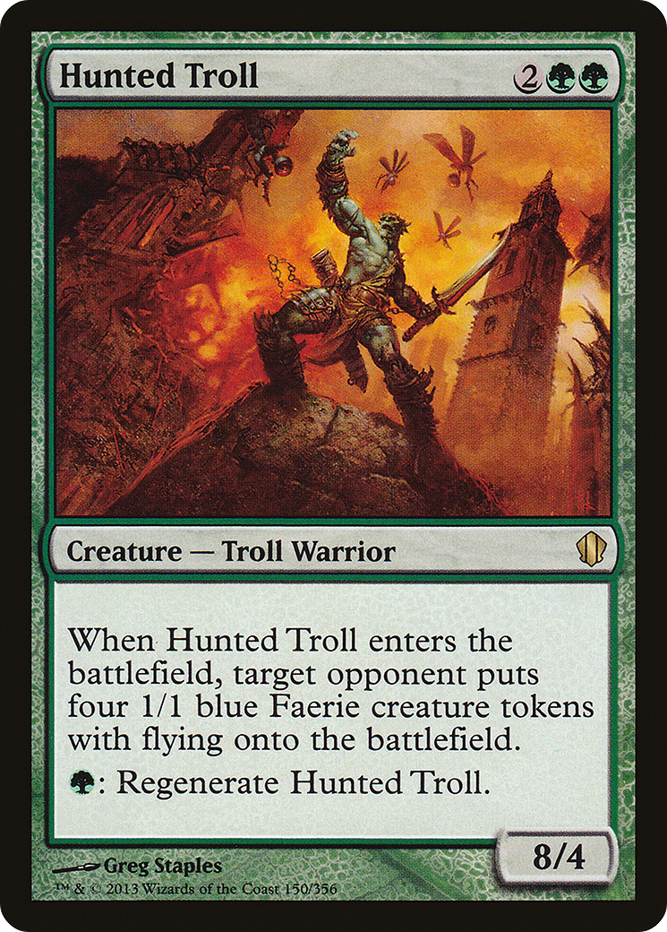 Hunted Troll [Commander 2013]-1
