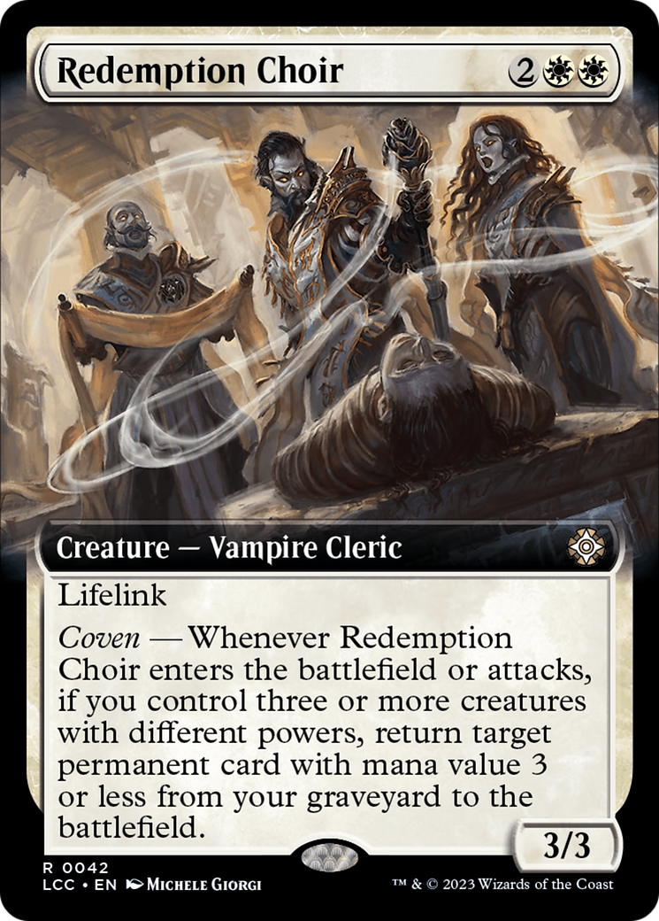 Redemption Choir (Extended Art) [The Lost Caverns of Ixalan Commander]-1