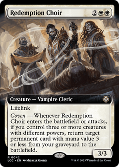 Redemption Choir (Extended Art) [The Lost Caverns of Ixalan Commander]-1