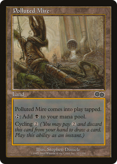 Polluted Mire [Urza's Saga]-1