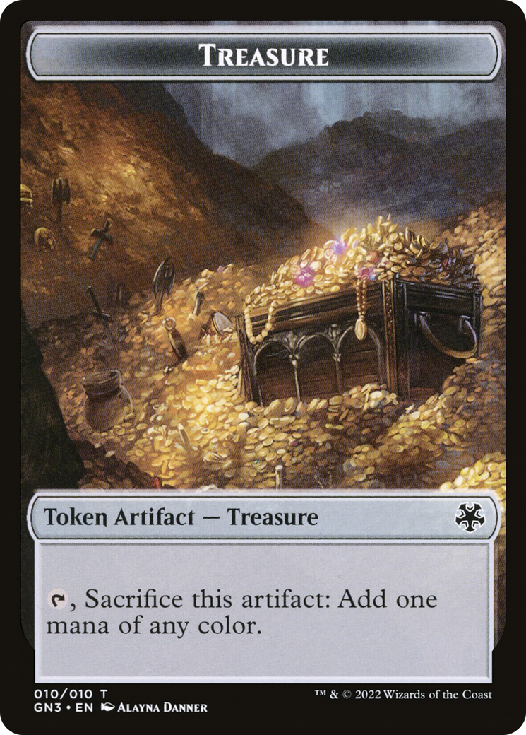 Treasure (TGN3-010) - Game Night: Free-for-All Tokens-1