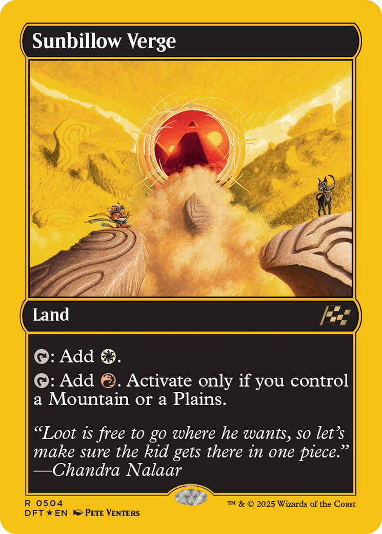 Sunbillow Verge (First-Place Foil) [Aetherdrift]-1