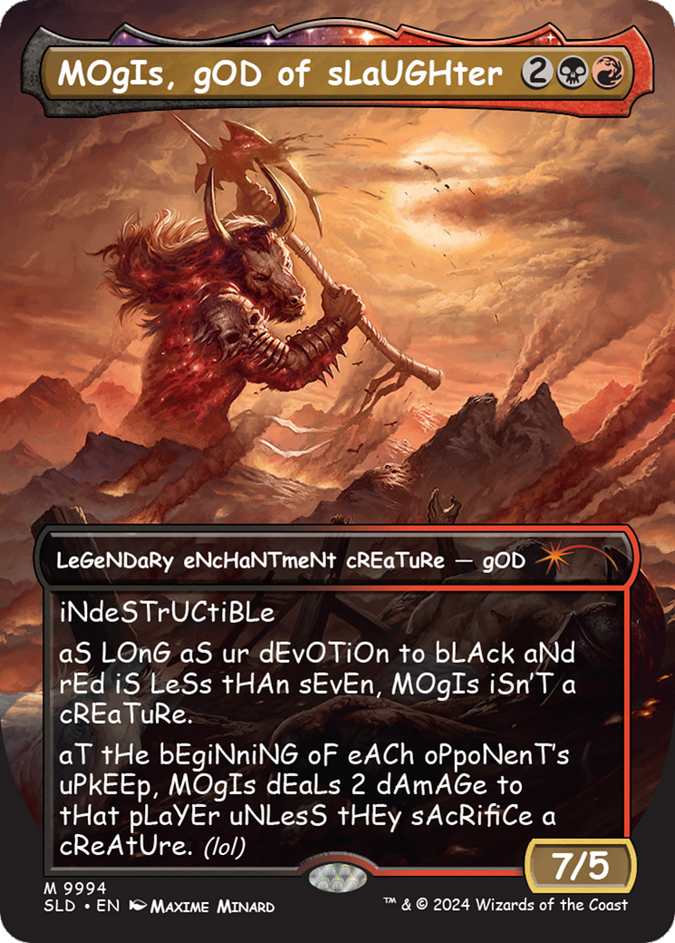 MOgIs, gOD of sLaUGHter (9994) [Secret Lair Drop Series]-1