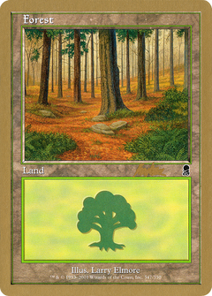 Forest (347) - 2002 Brian Kibler (ODY) (WCD-) - World Championship Decks 2002-1