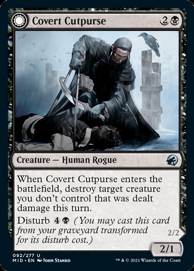 Covert Cutpurse // Covetous Geist [Innistrad: Midnight Hunt]-1