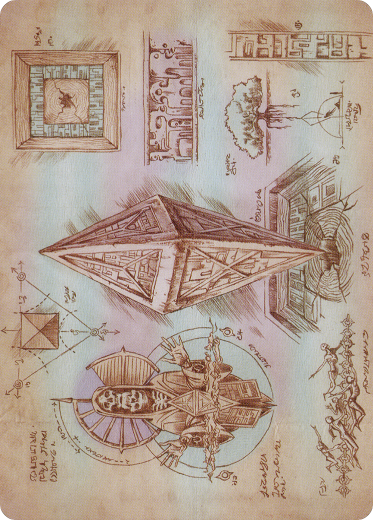 Keening Stone // Keening Stone (ABRO-064) - The Brothers' War Art Series (Borderless) Foil-3