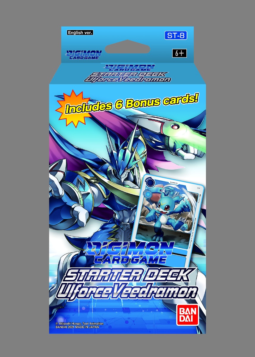 Digimon Card Game: Starter Deck Display – Ulforce Veedramon [ST-8]