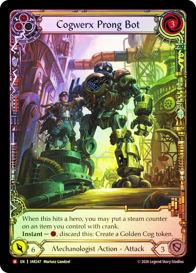 Cogwerx Prong Bot (IAR247) - Usurp the Shadow Throne Rainbow Foil-1
