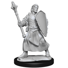 Critical Role Unpainted Miniatures Human Clovis Concord Cleric Male