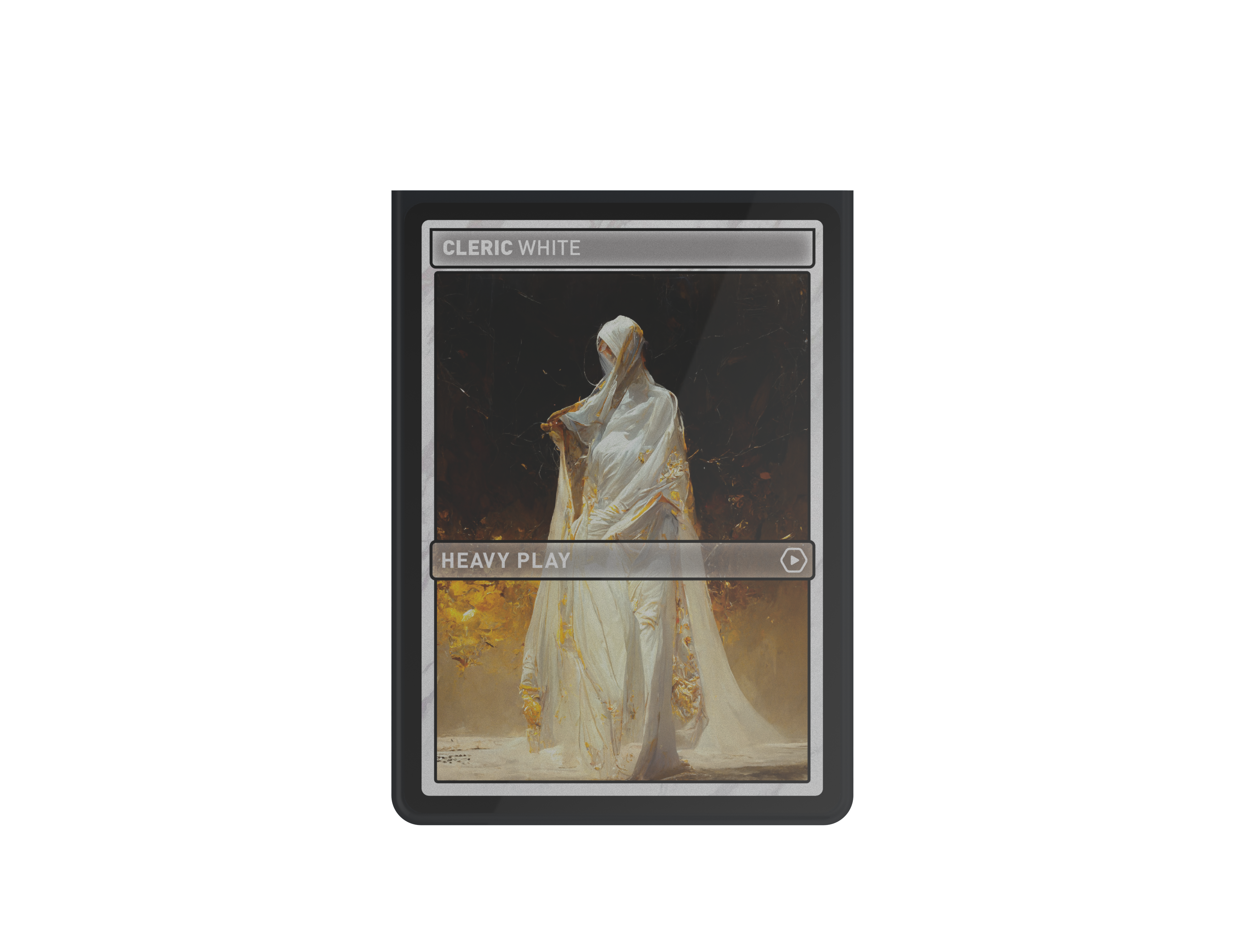 Heavy Play: CURV Sleeves Standard 100 - Cleric White