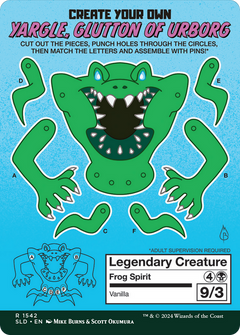 Yargle, Glutton of Urborg (SLD-1542) - Secret Lair Drop (Borderless) Foil-2