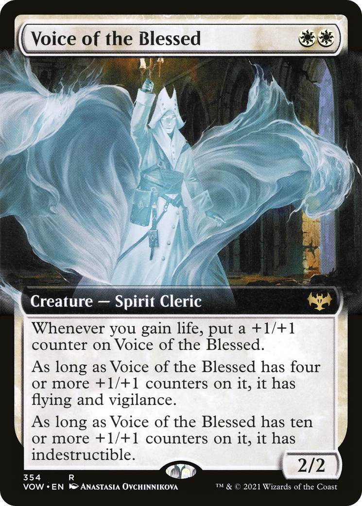 Voice of the Blessed (Extended Art) (VOW-354) - Innistrad: Crimson Vow: (Extended Art)-1