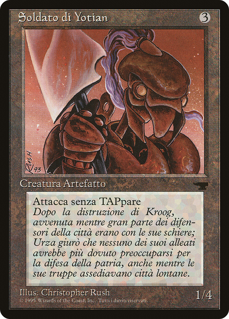 Yotian Soldier (Italian) - "Soldato di Yotian" (REN-) - Rinascimento-1