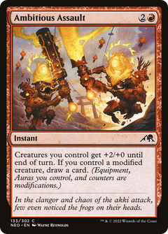 Ambitious Assault (NEO-133) - Kamigawa: Neon Dynasty Foil-1