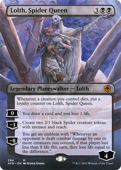 Lolth, Spider Queen (Borderless) [Dungeons & Dragons: Adventures in the Forgotten Realms]-1