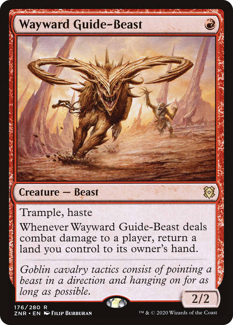 Wayward Guide-Beast (ZNR-176) - Zendikar Rising Foil-1