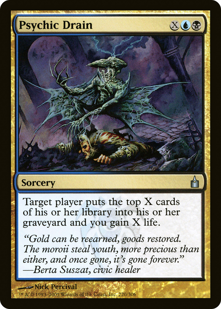 Psychic Drain [Ravnica: City of Guilds]-1