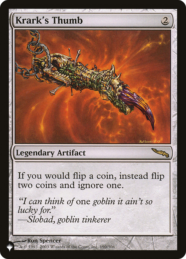 Krark's Thumb [The List]-1