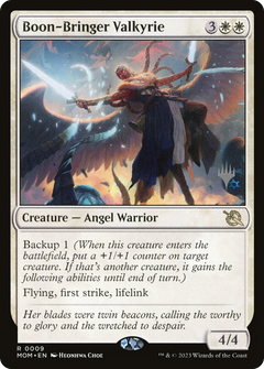 Boon-Bringer Valkyrie (Promo Pack) [March of the Machine Promos]-1