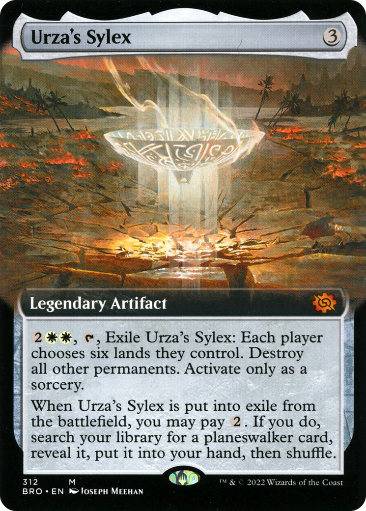 Urza's Sylex (Extended Art) (BRO-312) - The Brothers' War: (Extended Art)-1