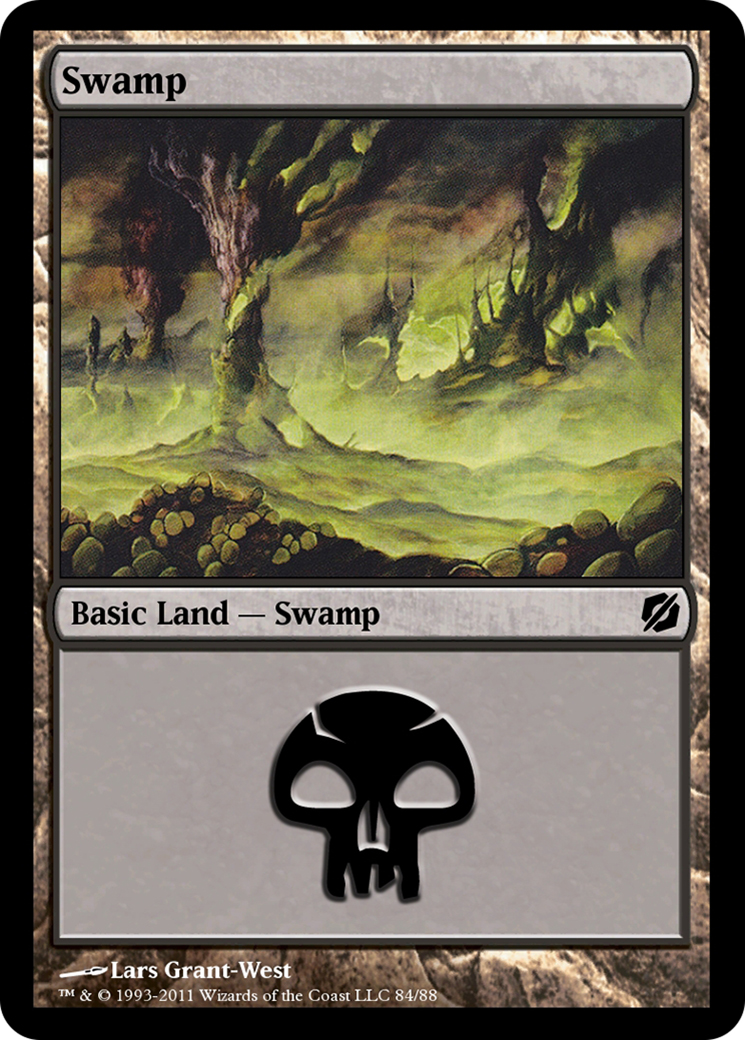 Swamp (TD2-084) - Duel Decks: Mirrodin Pure vs. New Phyrexia-1