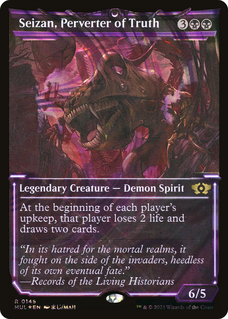 Seizan, Perverter of Truth (Halo Foil) [Multiverse Legends]-1