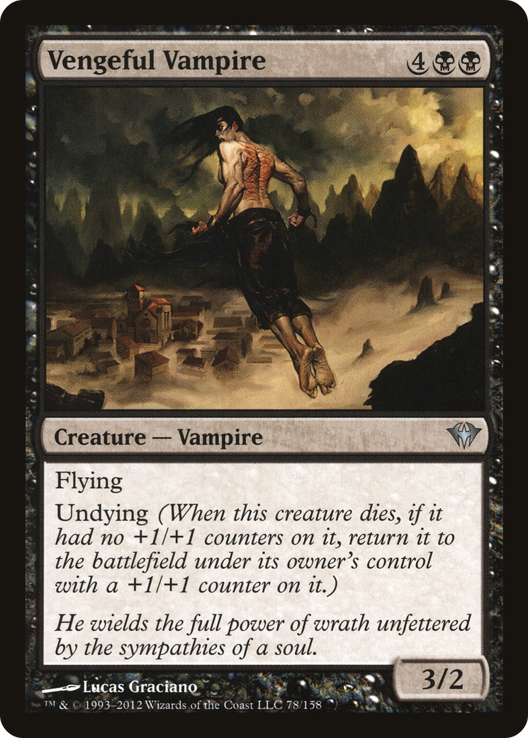 Vengeful Vampire (DKA-078) - Dark Ascension Foil-1