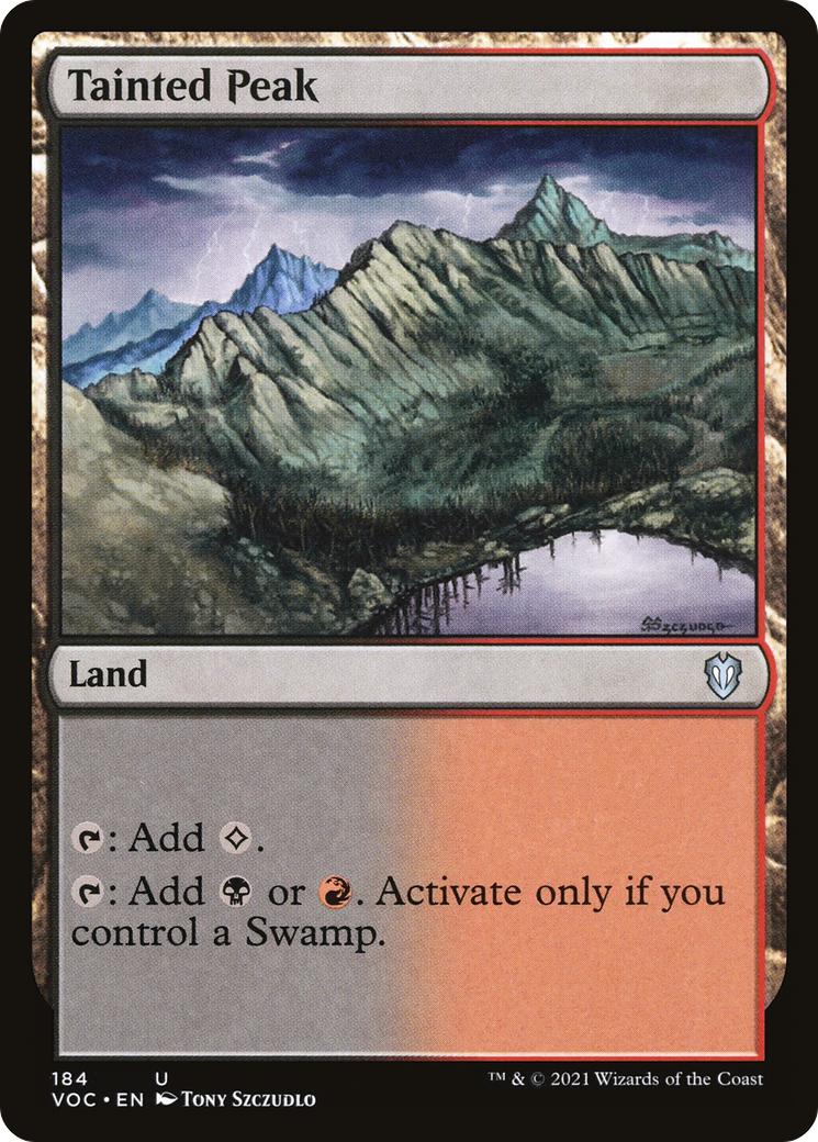 Tainted Peak [Innistrad: Crimson Vow Commander]-1