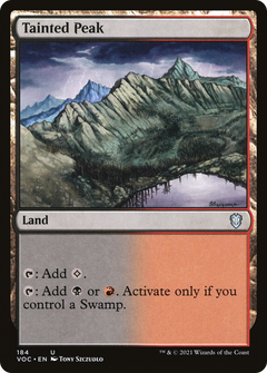 Tainted Peak [Innistrad: Crimson Vow Commander]-1