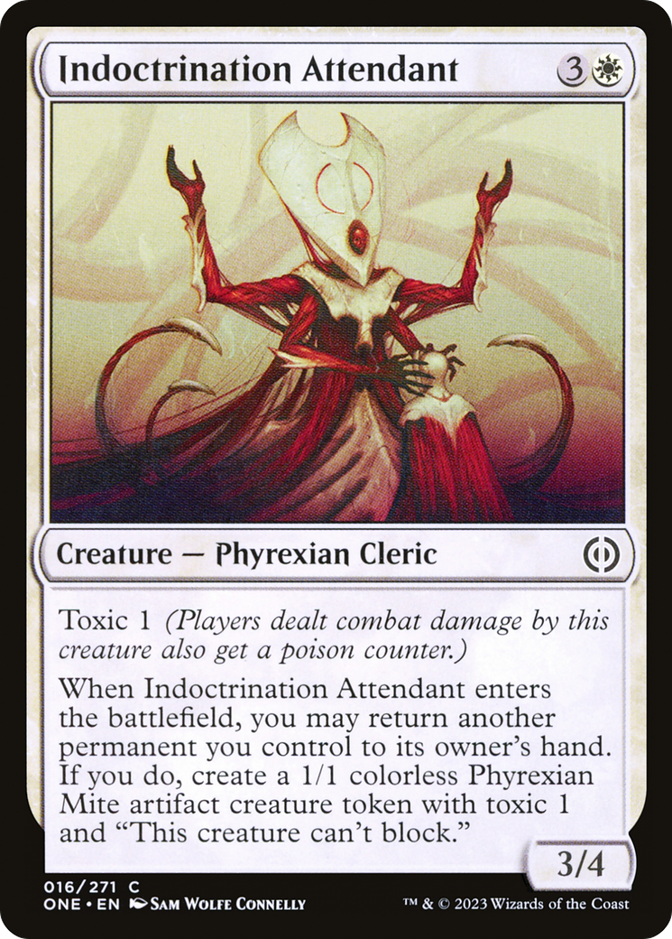 Indoctrination Attendant [Phyrexia: All Will Be One]-1