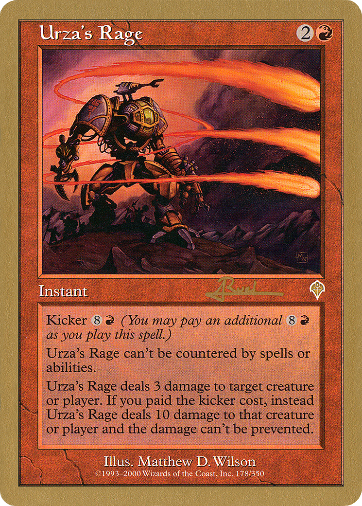 Urza's Rage - 2001 Antoine Ruel (INV) (WCD-) - World Championship Decks 2001-1
