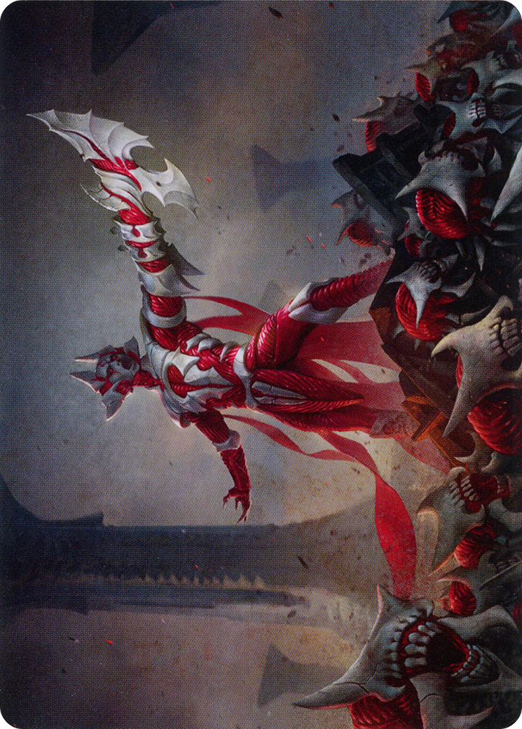 Mite Overseer // Mite Overseer (AONE-004) - Phyrexia: All Will Be One Art Series (Borderless)-3