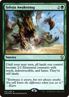 Sylvan Awakening [Dominaria Prerelease Promos]-1