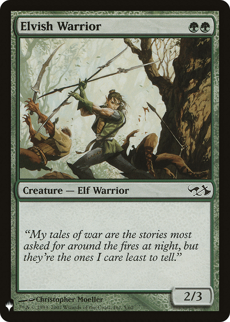 Elvish Warrior [Mystery Booster]-1