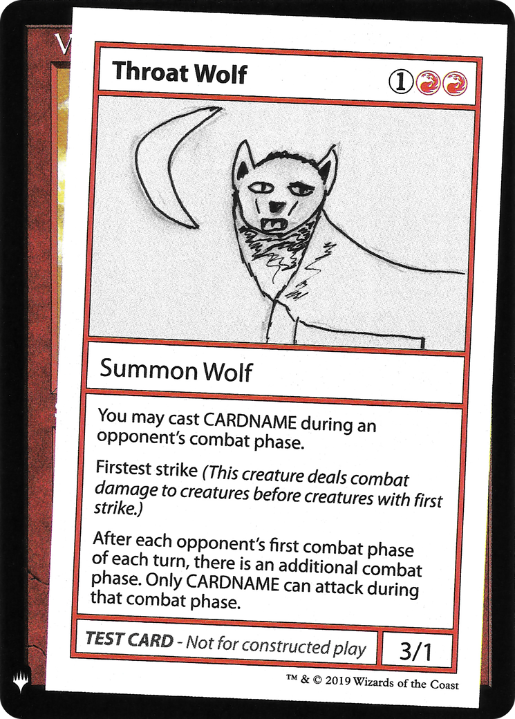 Throat Wolf [Mystery Booster Playtest Cards]-1