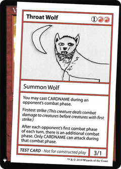 Throat Wolf [Mystery Booster Playtest Cards]-1