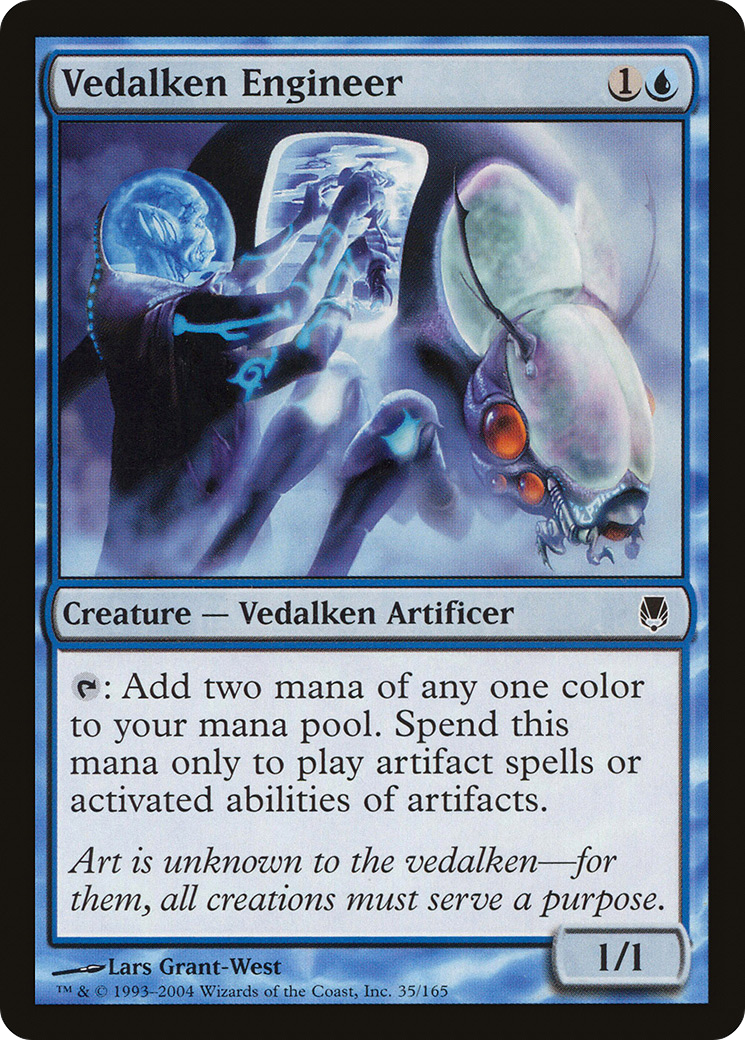 Vedalken Engineer (DST-035) - Darksteel Foil-1