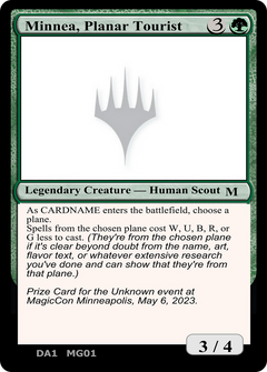 Minnea, Planar Tourist (UNK-MG01) - Unknown Event-1
